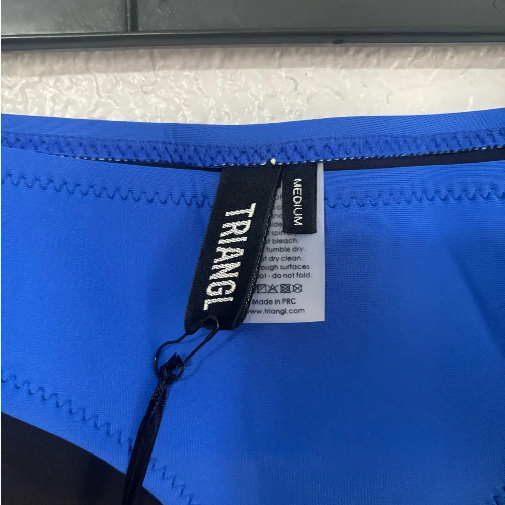 Triangl Swimwear Neoprene Electric Blue Bikini Bottom